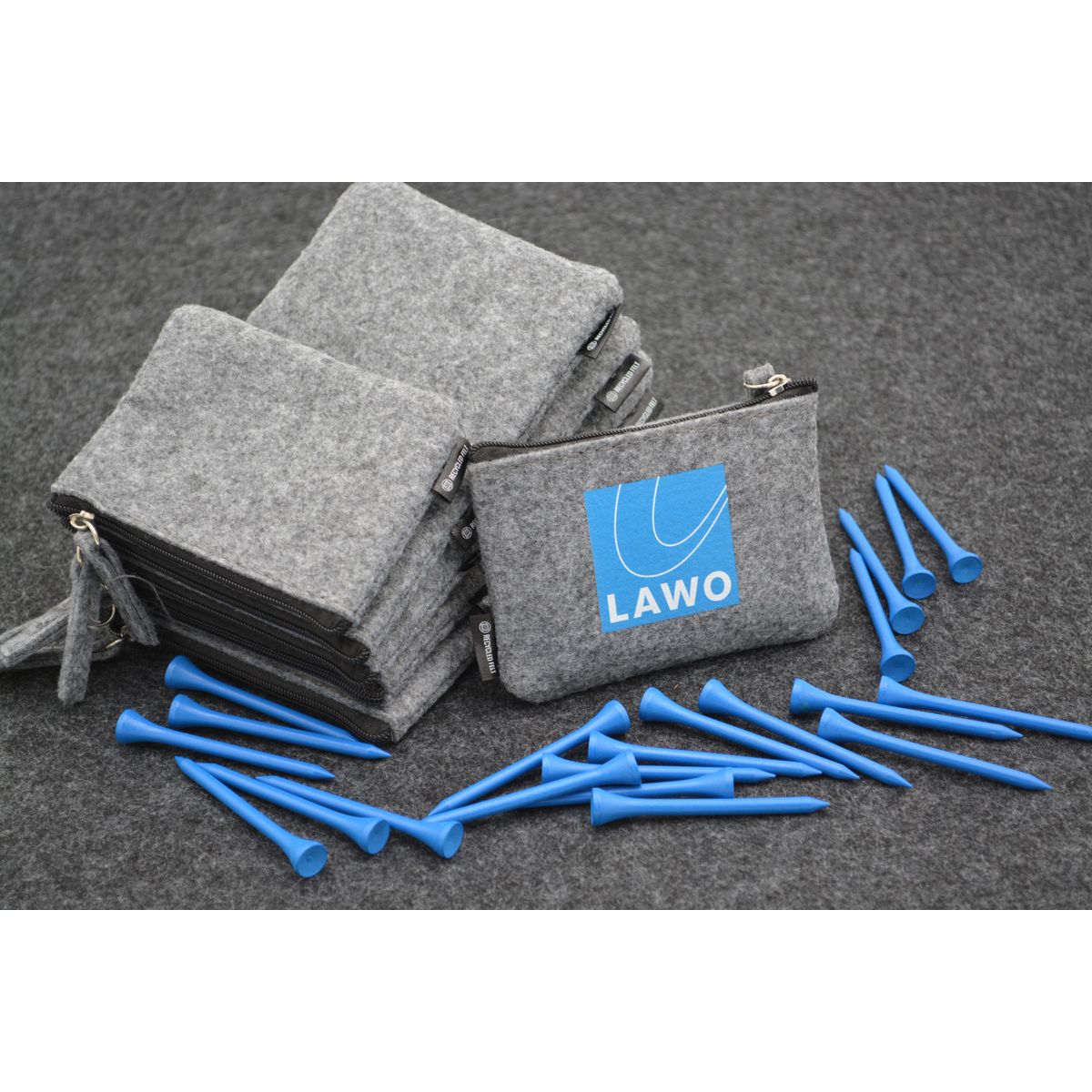 Filz-Zipper-Pouch-TeeSet Bild