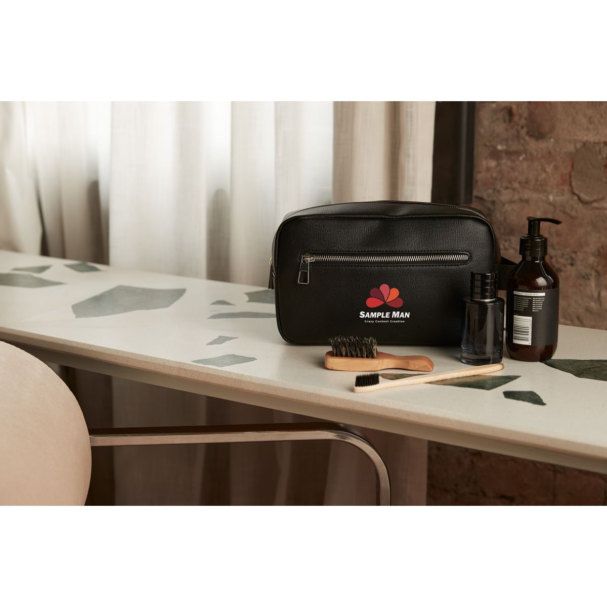 Quadra | Tailored Luxe Wash Bag